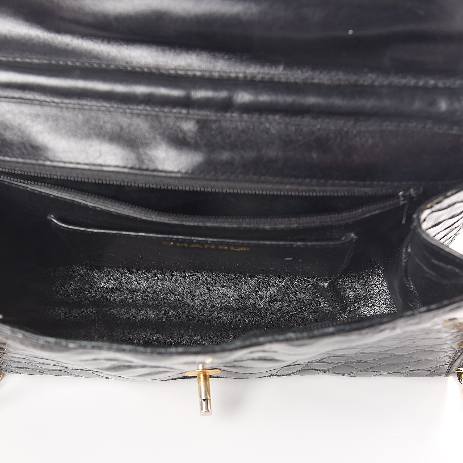 Chanel Alligator Medium Flap Black 5 of 11