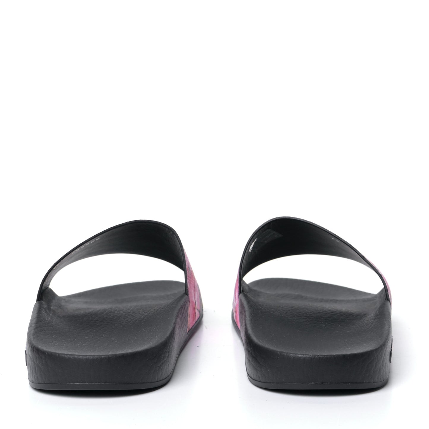 GG Supreme Monogram Blooms Slide Sandals 37 Beige Multicolor