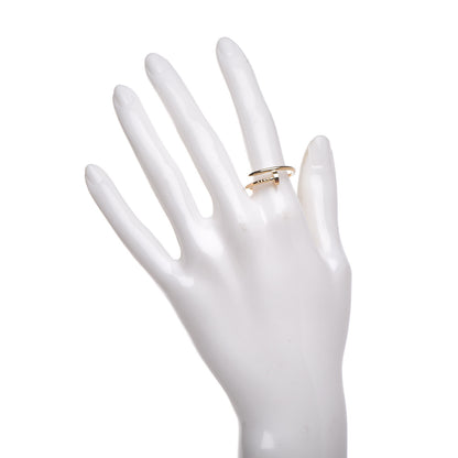 Cartier 18K Yellow Gold Small Juste Un Clou Ring 56 7.5 2 of 5