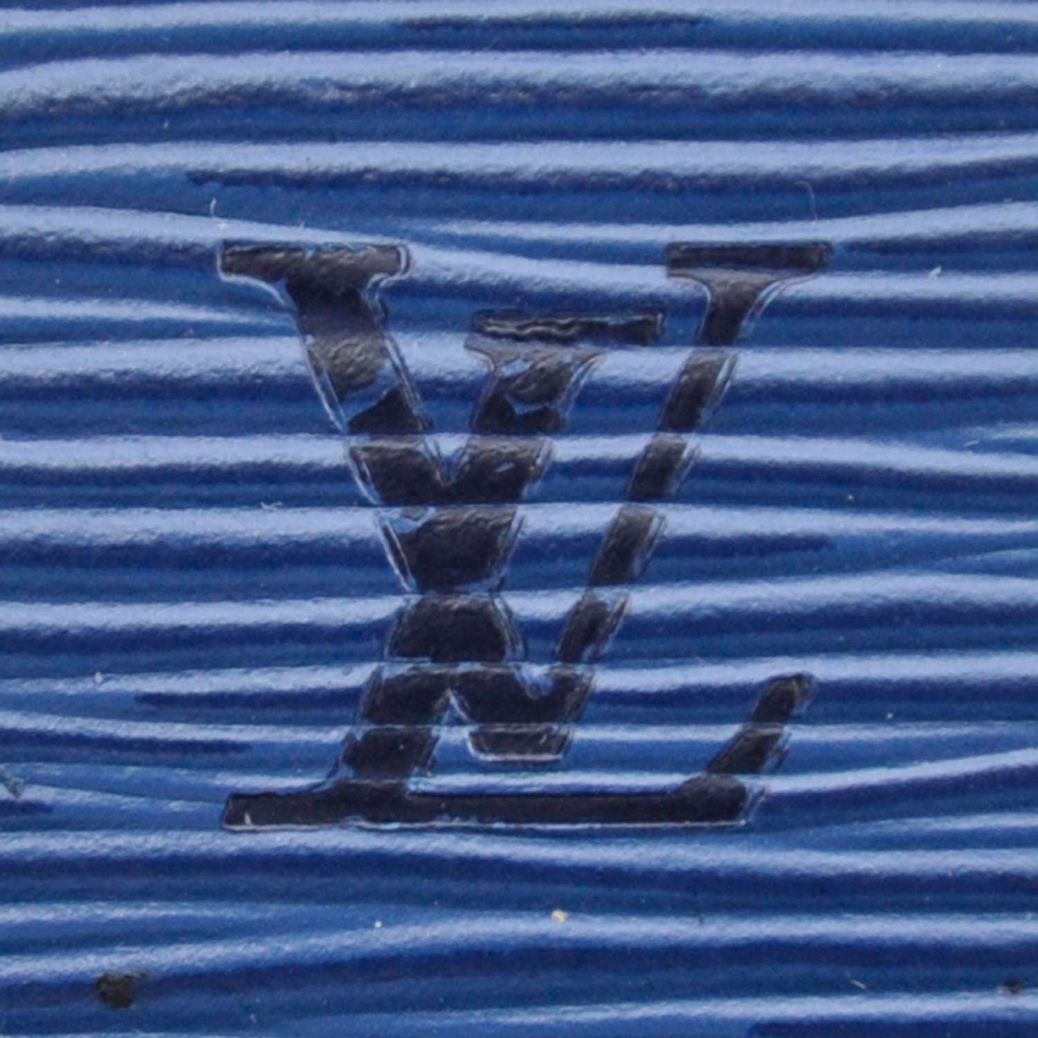 Louis Vuitton Epi Pochette Accessories 21 Blue 4 of 7