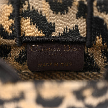 Christian Dior Canvas Mizza Embroidered Mini Book Tote Phone Bag Beige 6 of 9