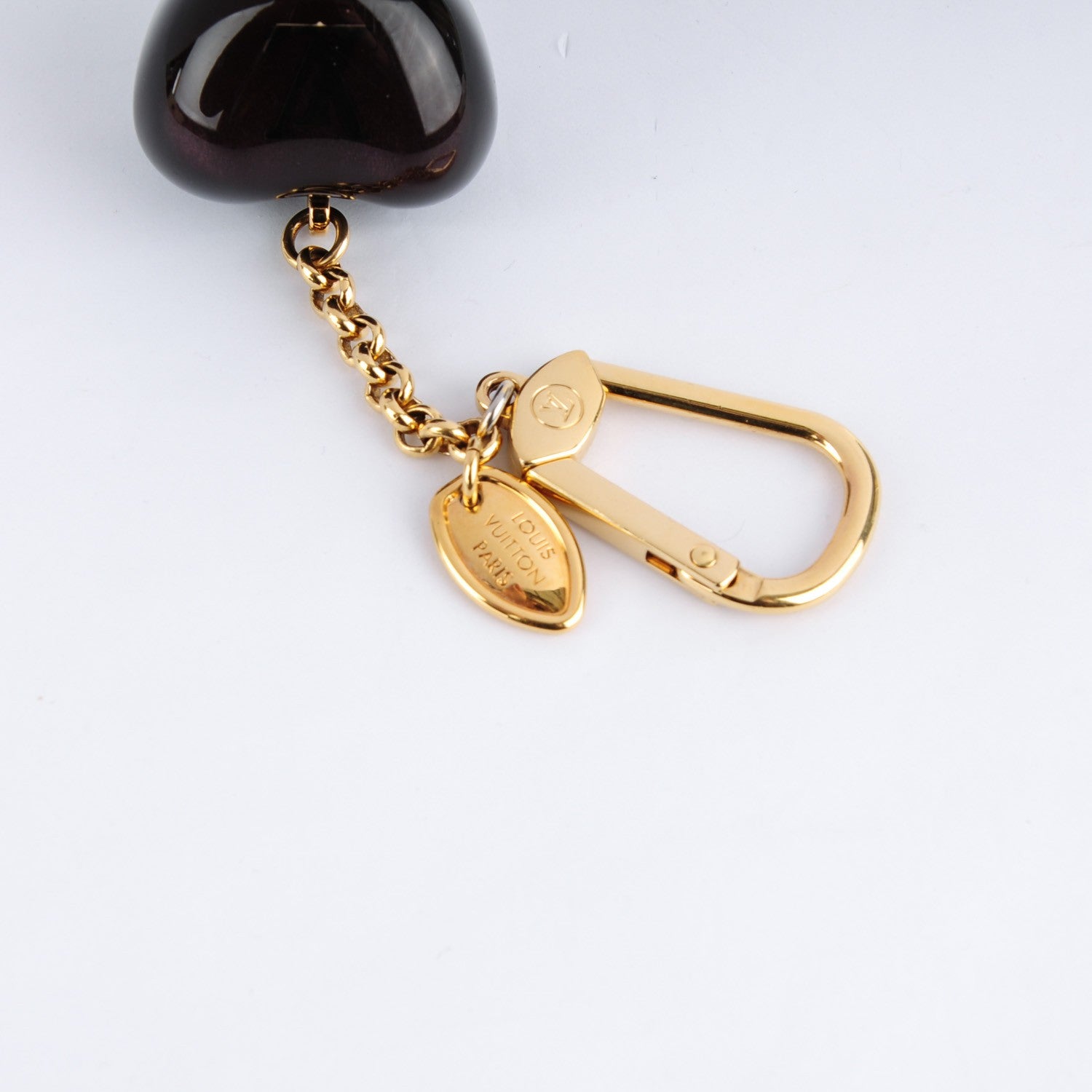 Louis Vuitton Pomme Bag Charm Key Holder Amarante 3 of 4