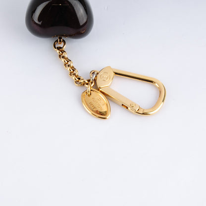 Louis Vuitton Pomme Bag Charm Key Holder Amarante 3 of 4