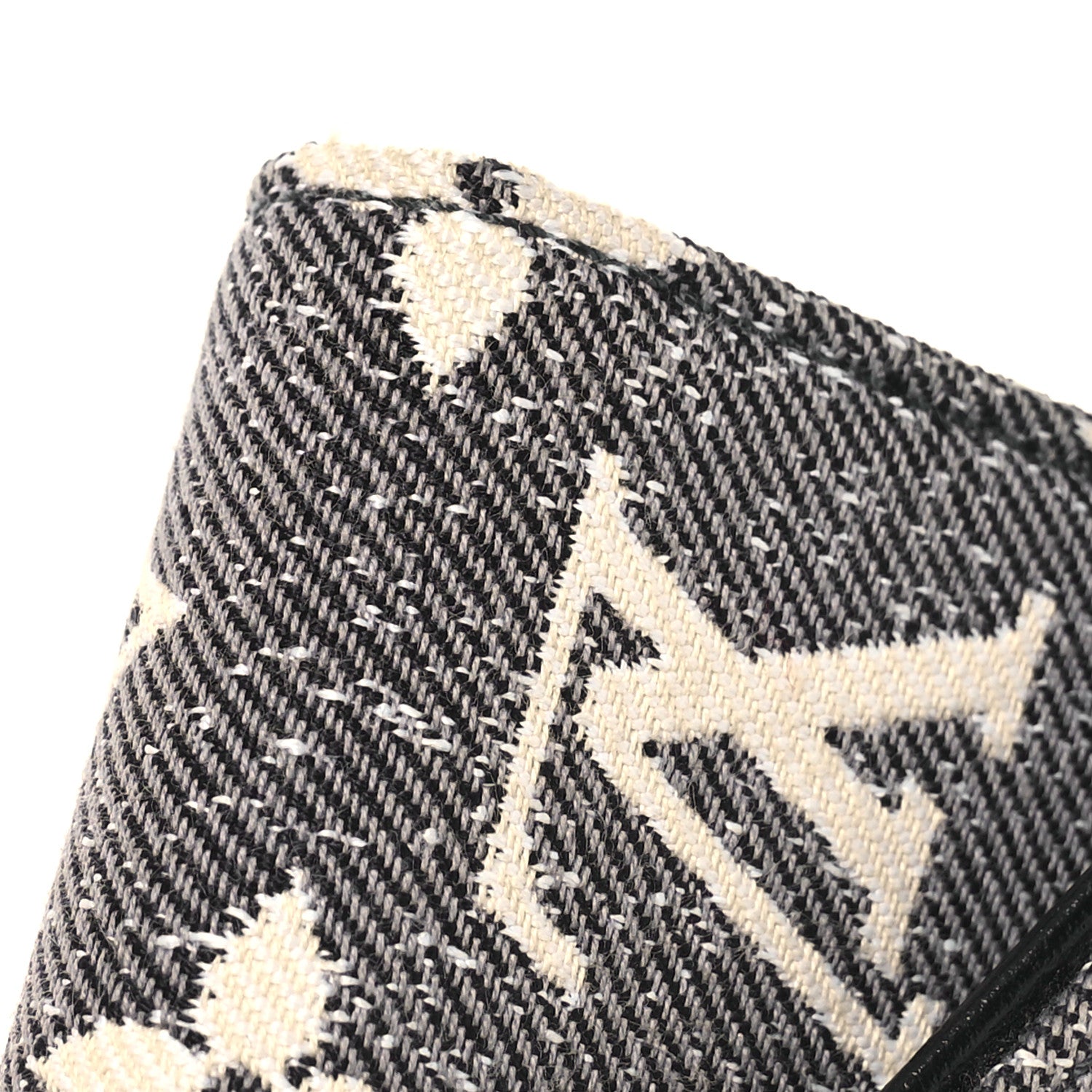 Louis Vuitton Denim Monogram Jacquard Victorine Wallet Grey 11 of 12
