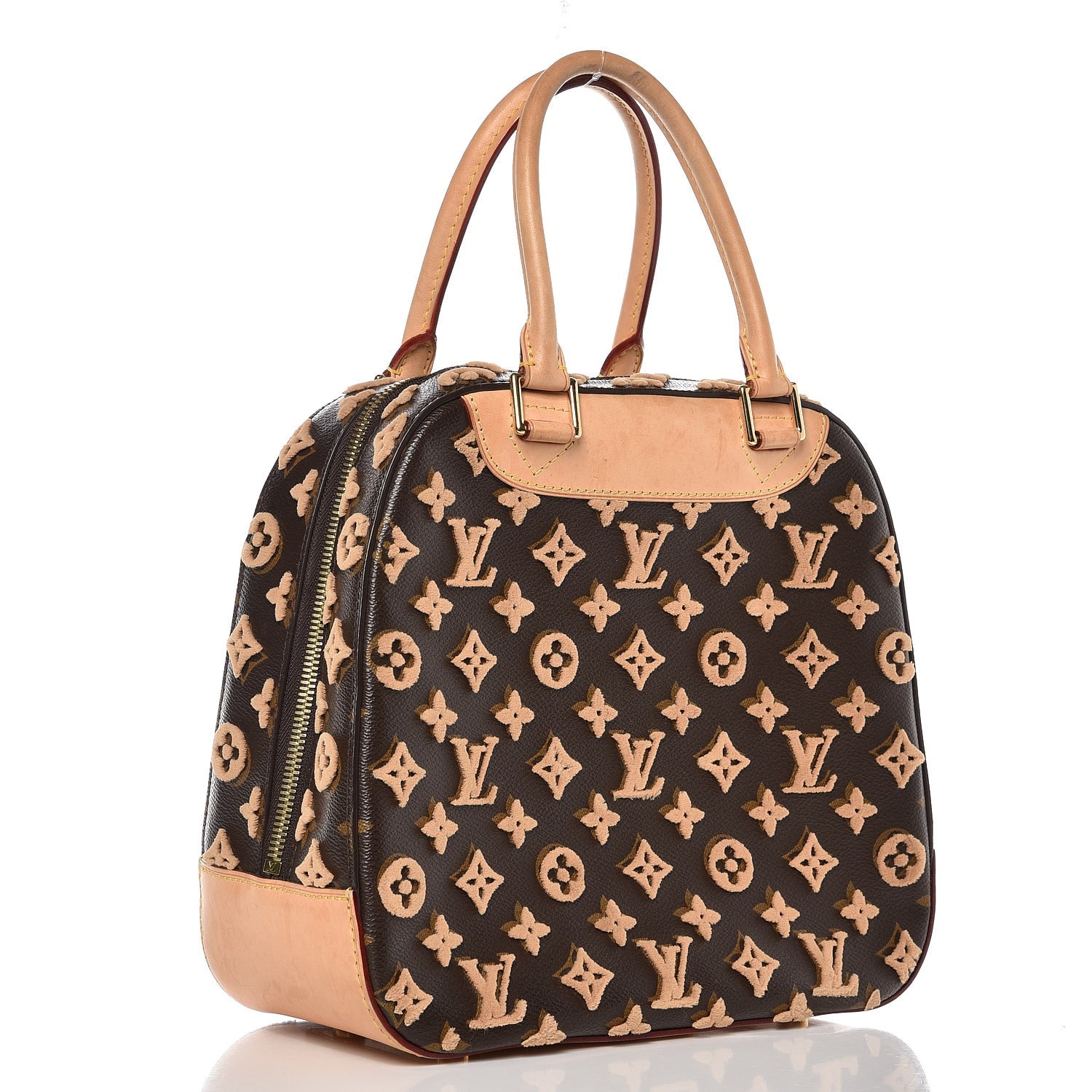 Louis Vuitton Monogram Tuffetage Deauville Cube Caramel 3 of 9