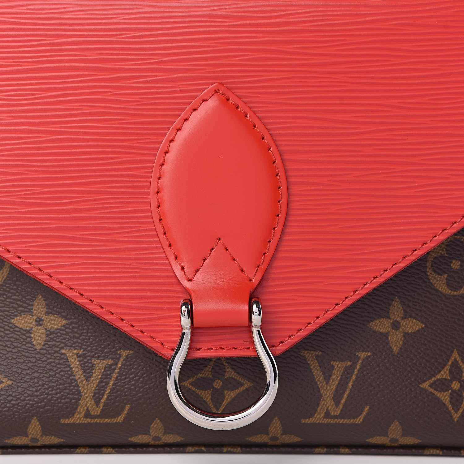 Louis Vuitton Monogram Epi Saint Michel Coquelicot 8 of 11