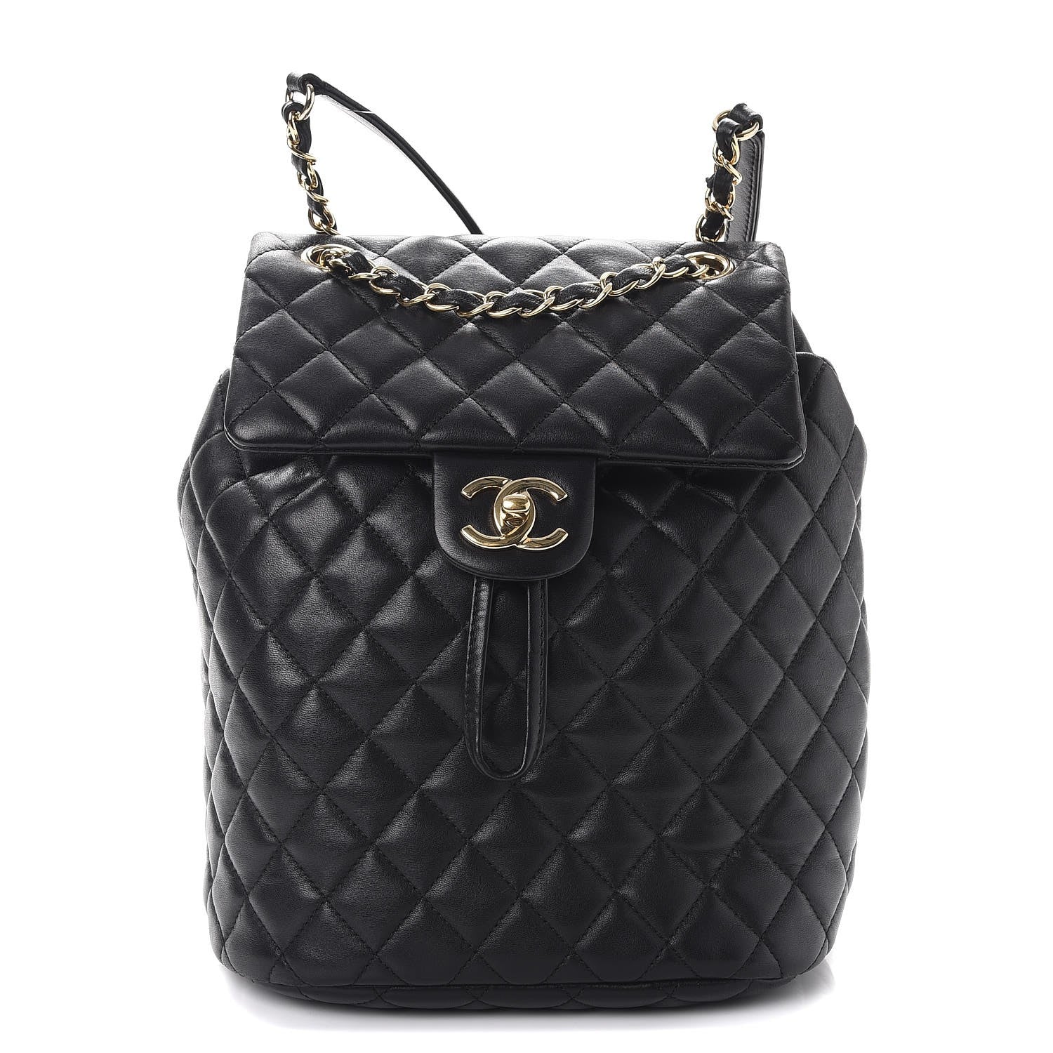 Chanel Lambskin Quilted Small Urban Spirit Backpack Black 1 of 7
