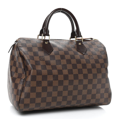 Louis Vuitton Damier Ebene Speedy 30 3 of 9