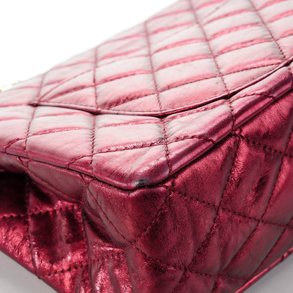 Chanel Metallic Calfskin Quilted 2.55 Reissue Flap 227 Red 11 of 12