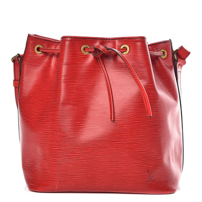 Louis Vuitton Epi Petit Noe Castillan Red 1 of 12
