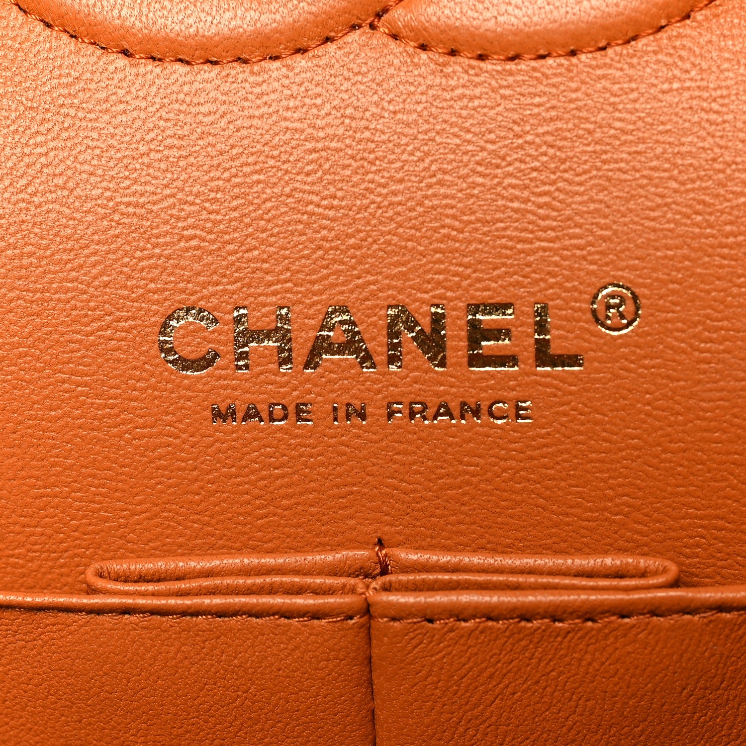 Chanel Caviar Quilted Medium Double Flap Light Brown 6 of 11