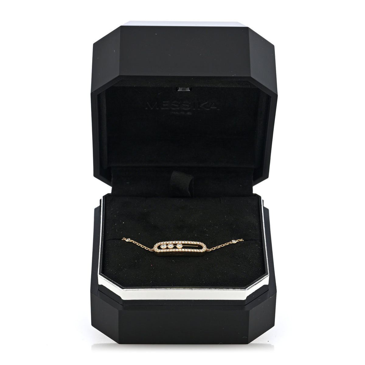 Messika 18K Yellow Gold Diamond Classic Baby Move Pave Bracelet 4 of 4