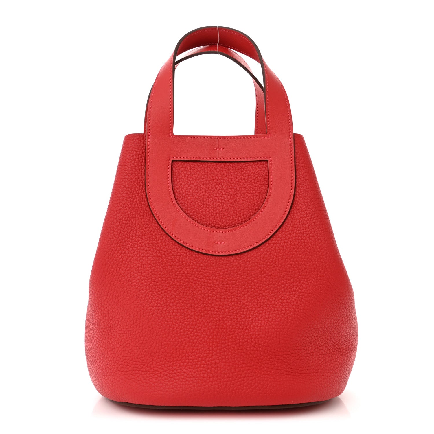 Hermes Taurillon Clemence Swift In-The-Loop 23 Bag Vermillion 1 of 12