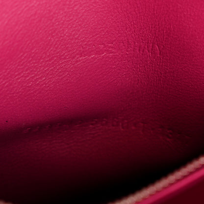 Balenciaga Shiny Calfskin Python Effect Small Hourglass Top Handle Bag Fuchsia Black 7 of 10