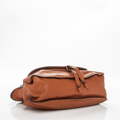 Chloe Calfskin Large Marcie Satchel Tan 4 of 8