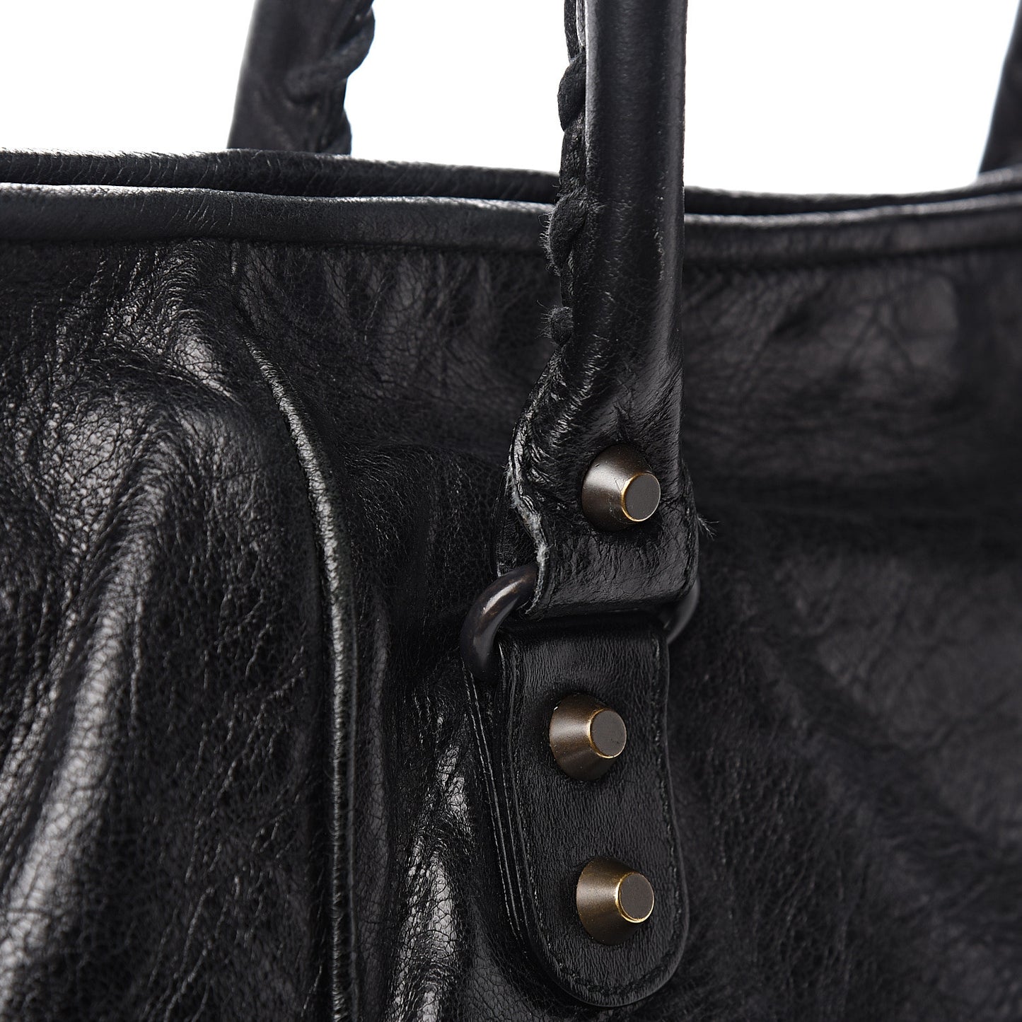 Agneau Classic Hardware S Sunday Tote Black
