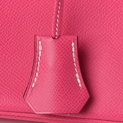 Hermes Epsom Candy Birkin 30 Rose Tyrien Rubis 12 of 33