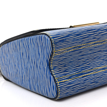 Louis Vuitton Epi Twist Shoulder Bag MM Denim Light 5 of 8