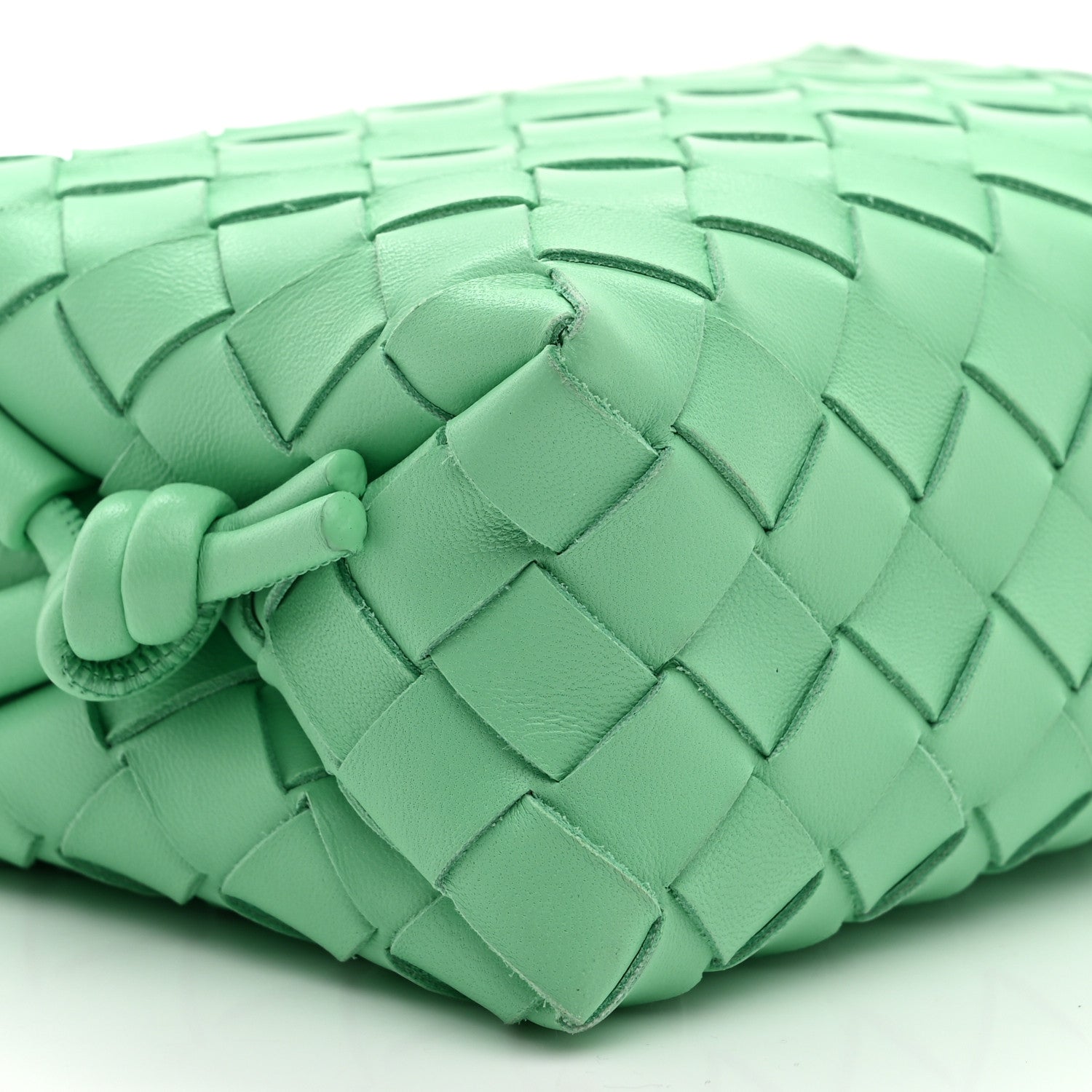 Bottega Veneta Nappa Intrecciato Mini Loop Camera Bag Fountain