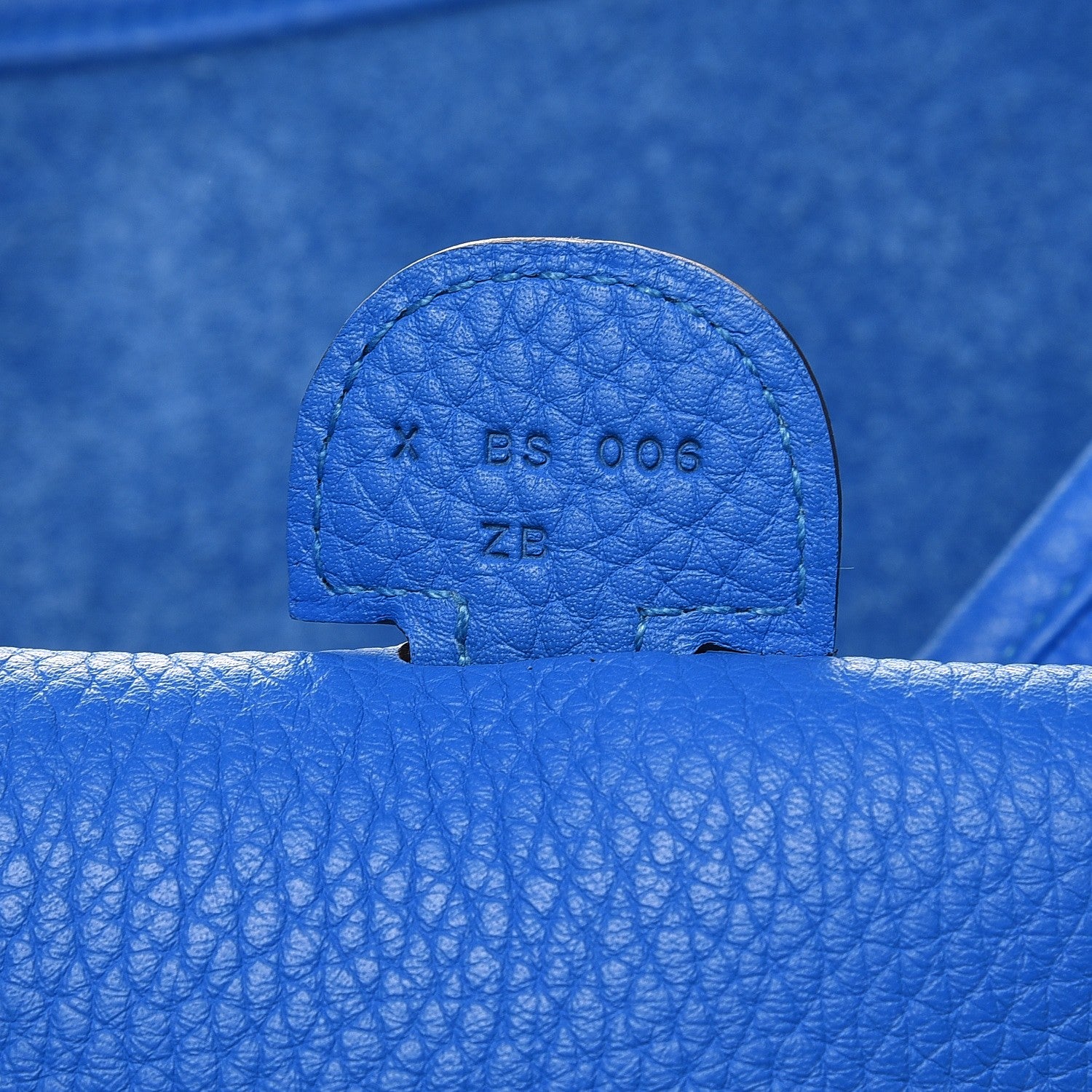 Hermes Taurillon Clemence Evelyne III GM Bleu Hydra 7 of 9