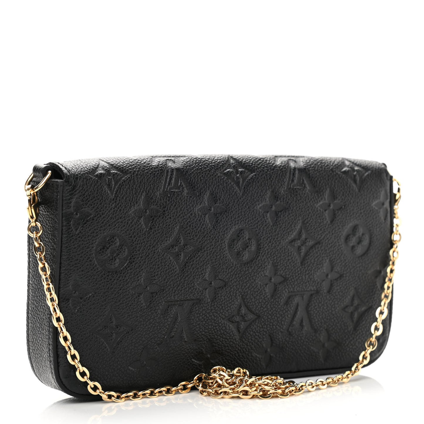Empreinte Pochette Felicie Chain Wallet Black
