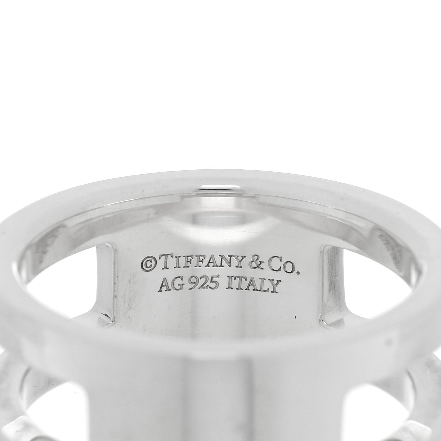 Tiffany Sterling Silver ID Band Ring 53 6.5 4 of 4