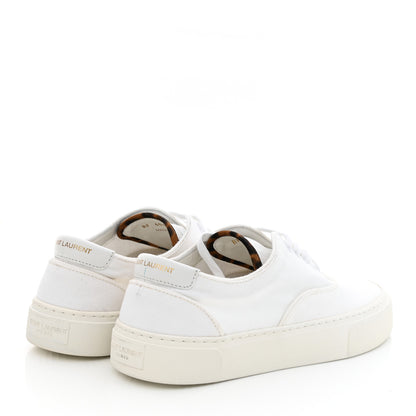 Saint Laurent Canvas Venice Sneakers 39 White 6 of 10