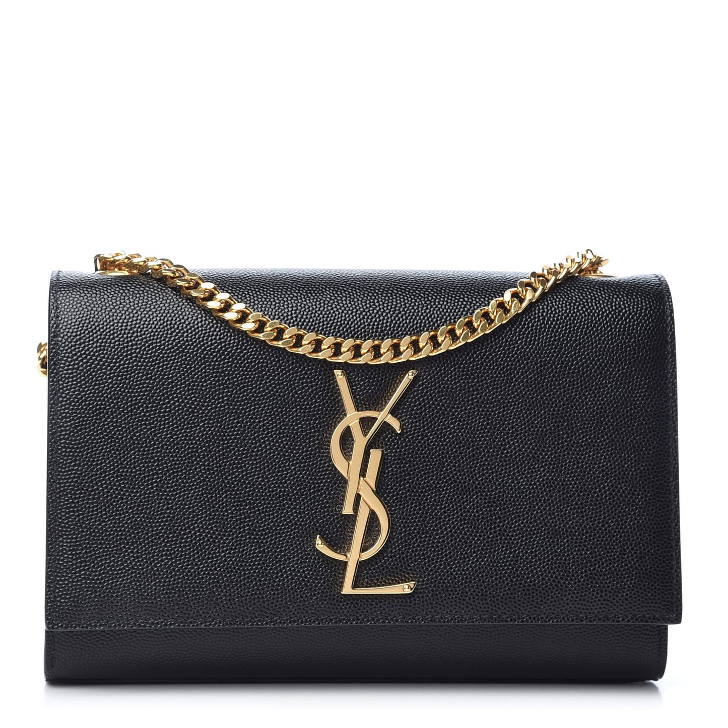 Grain De Poudre Small Monogram Kate Satchel Black