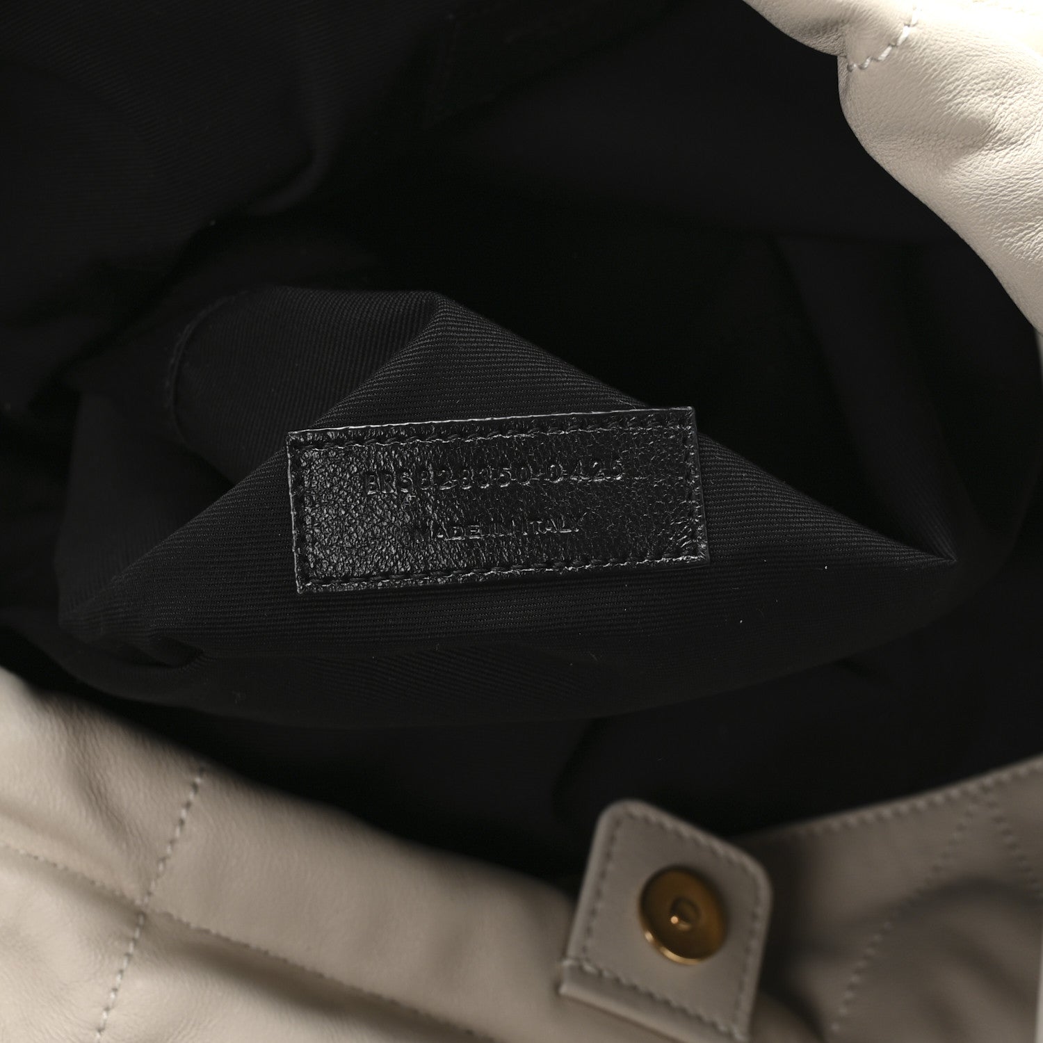 Saint Laurent Lambskin Matelasse Monogram Large Jamie 4.3 Pochon Blanc Vintage 8 of 12