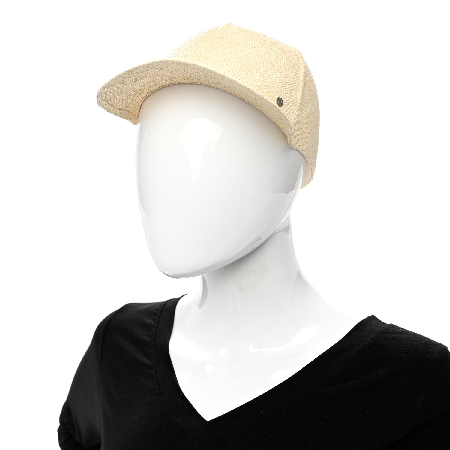 Hermes Panama Straw Mens Riley Cap 58 Naturel 2 of 9