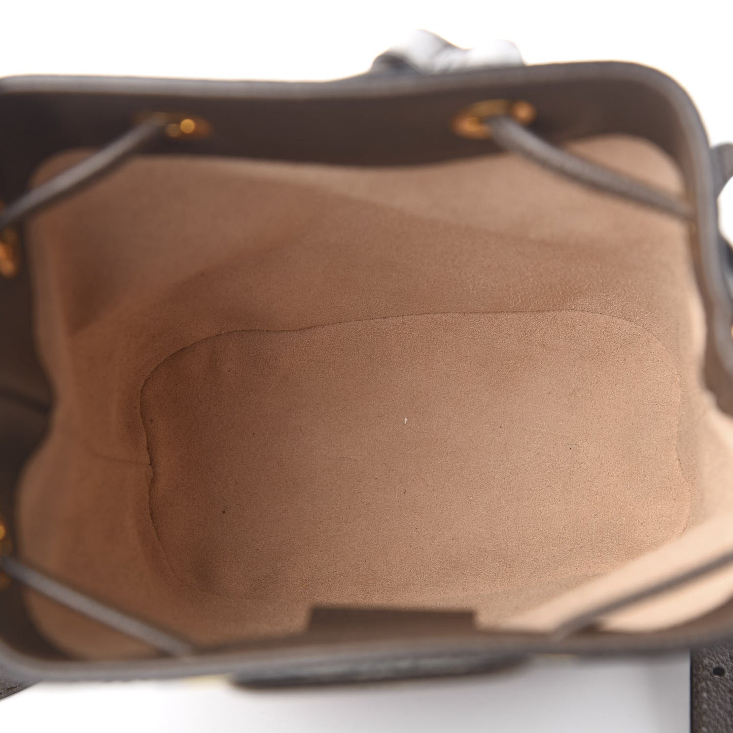 GG Supreme Monogram Web Mini Ophidia Bucket Bag Brown