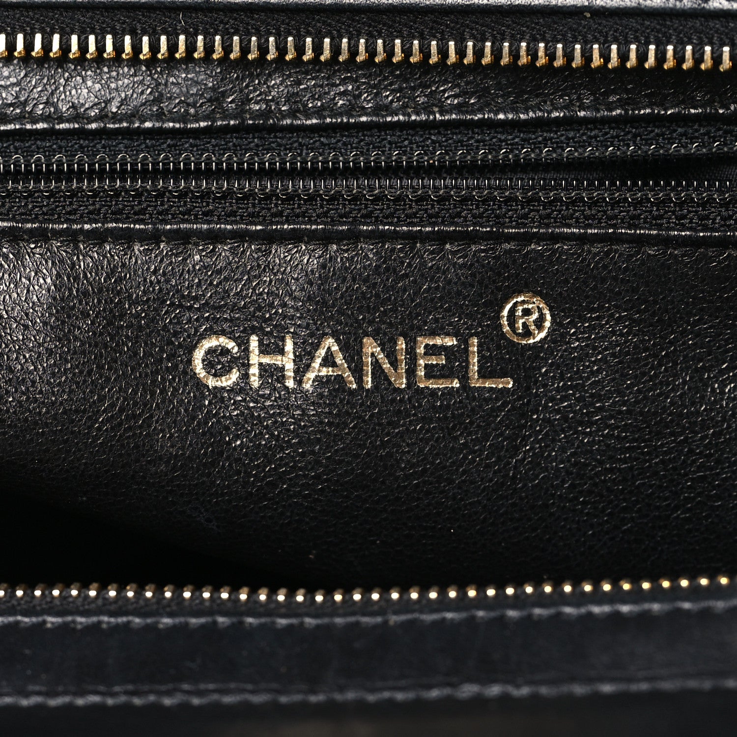 Chanel Lambskin Stitched Shoulder Bag Black 6 of 9
