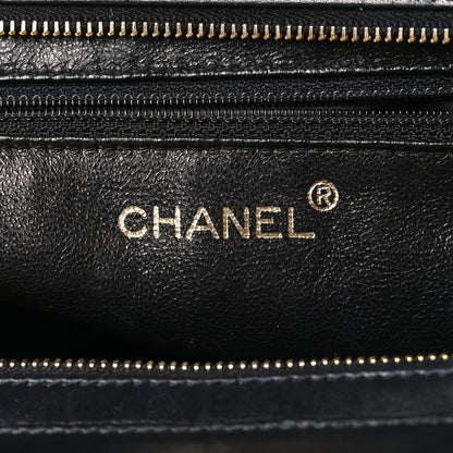 Chanel Lambskin Stitched Shoulder Bag Black 6 of 9