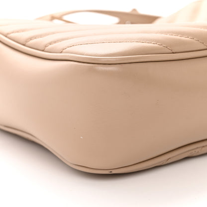 Saint Laurent Calfskin Matelasse Monogram Lou Camera Bag Dark Beige 9 of 16
