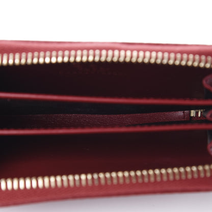 Gucci Microguccissima Zip Around Card Case Red 4 of 8
