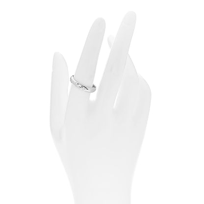 Tiffany Platinum Diamond 4mm Etoile Band Ring 56 7.5 2 of 6