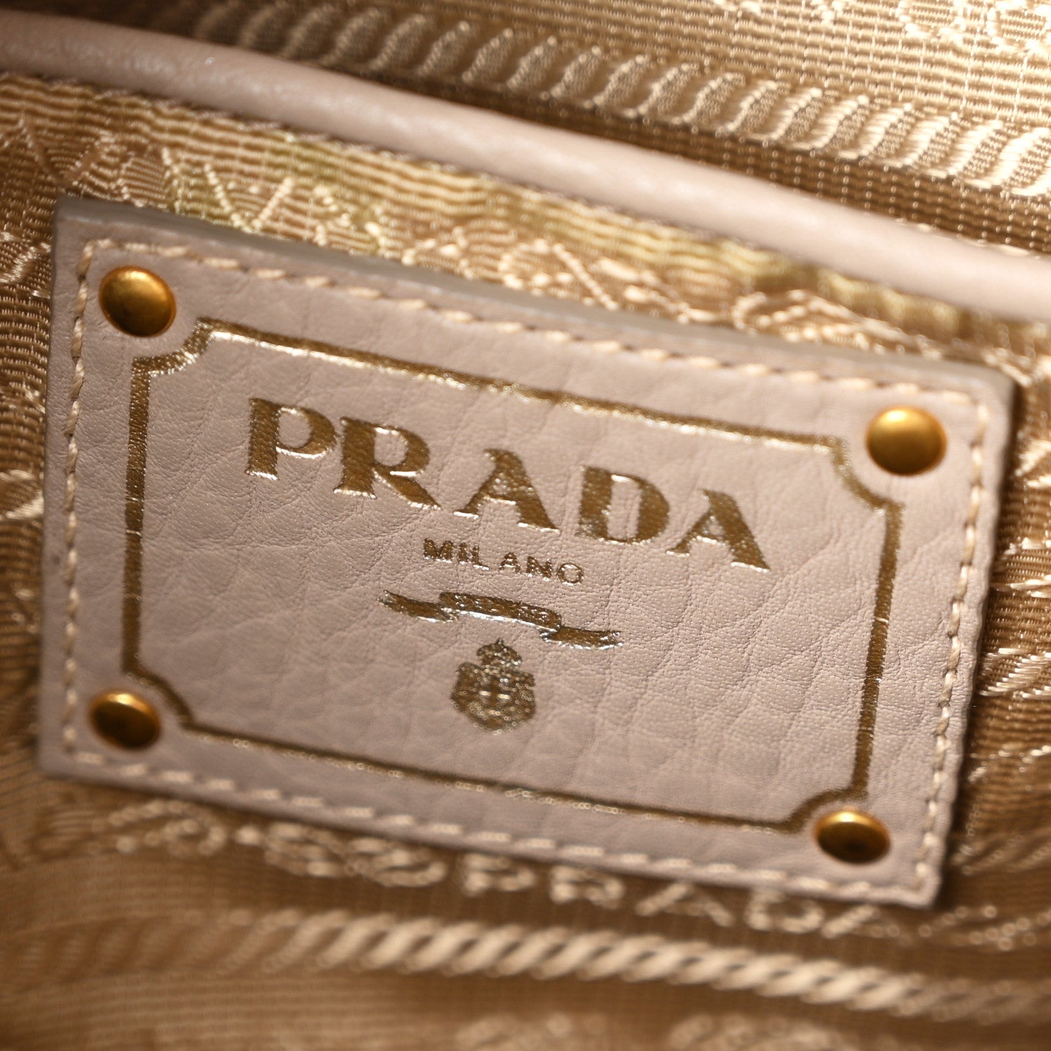 Prada Vitello Daino Tote Pomice 6 of 11