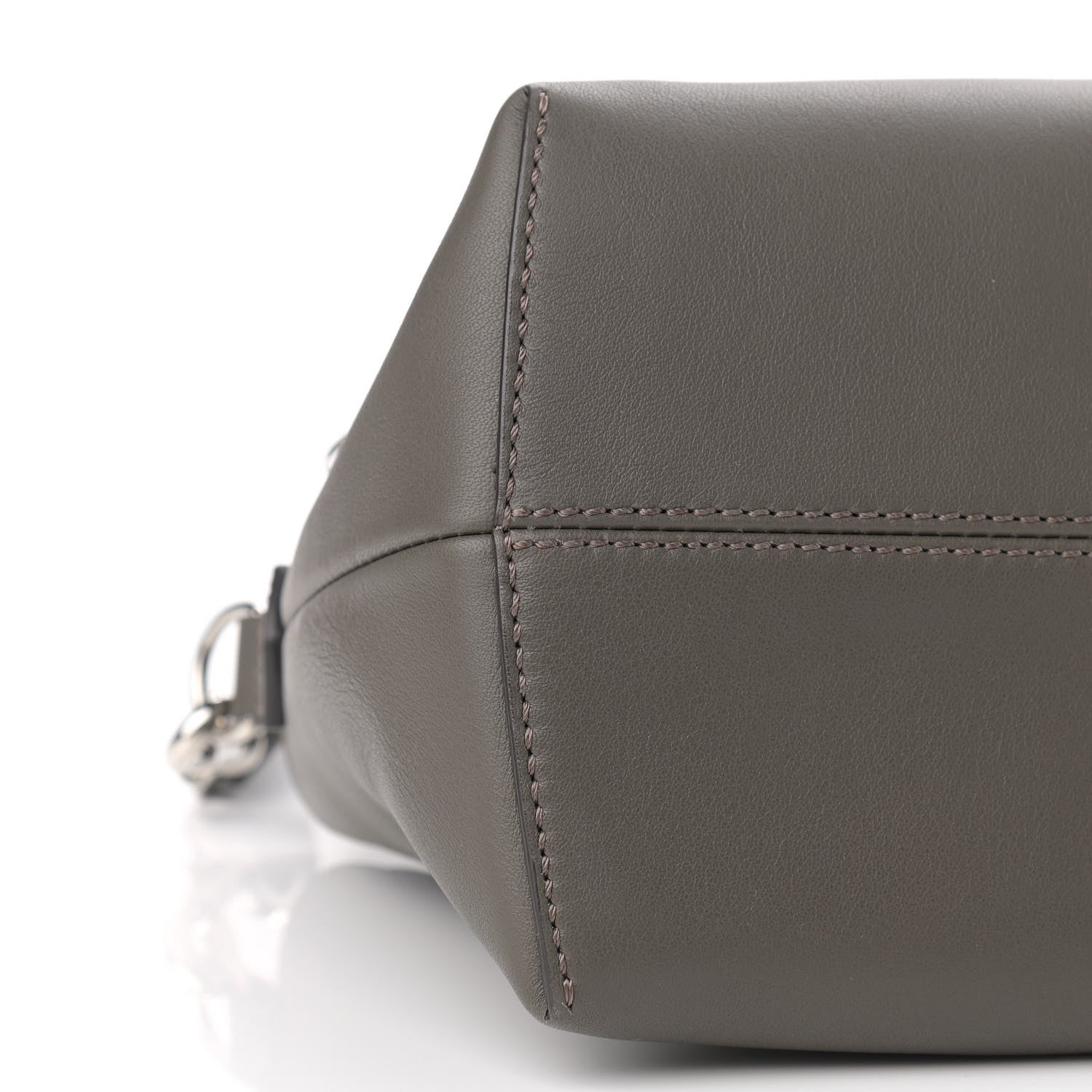 Fendi Vitello Dolce 4 Color Medium By The Way Boston Bag Carbone Grigio Polvere Multicolor 8 of 9