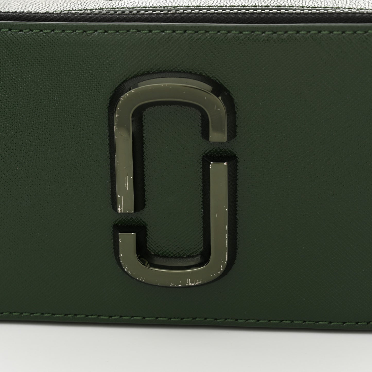 Saffiano Small Snapshot Camera Bag Olive Green