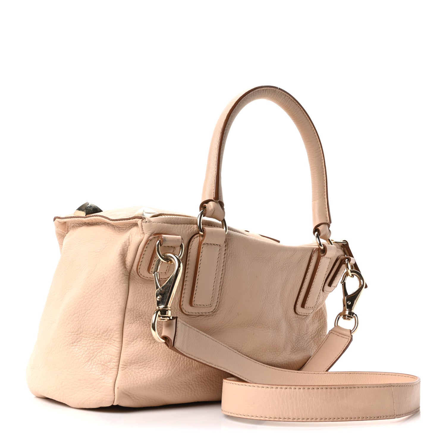 Givenchy Bubble Calfskin Studded Pandora Light Beige 3 of 10