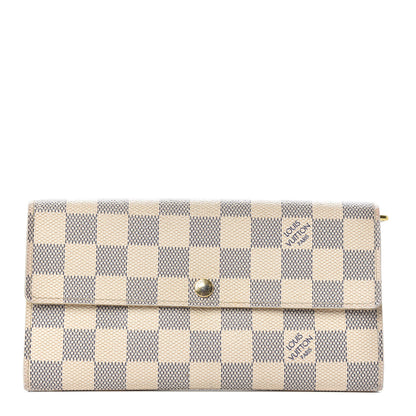 Louis Vuitton Damier Azur Sarah Wallet 1 of 8