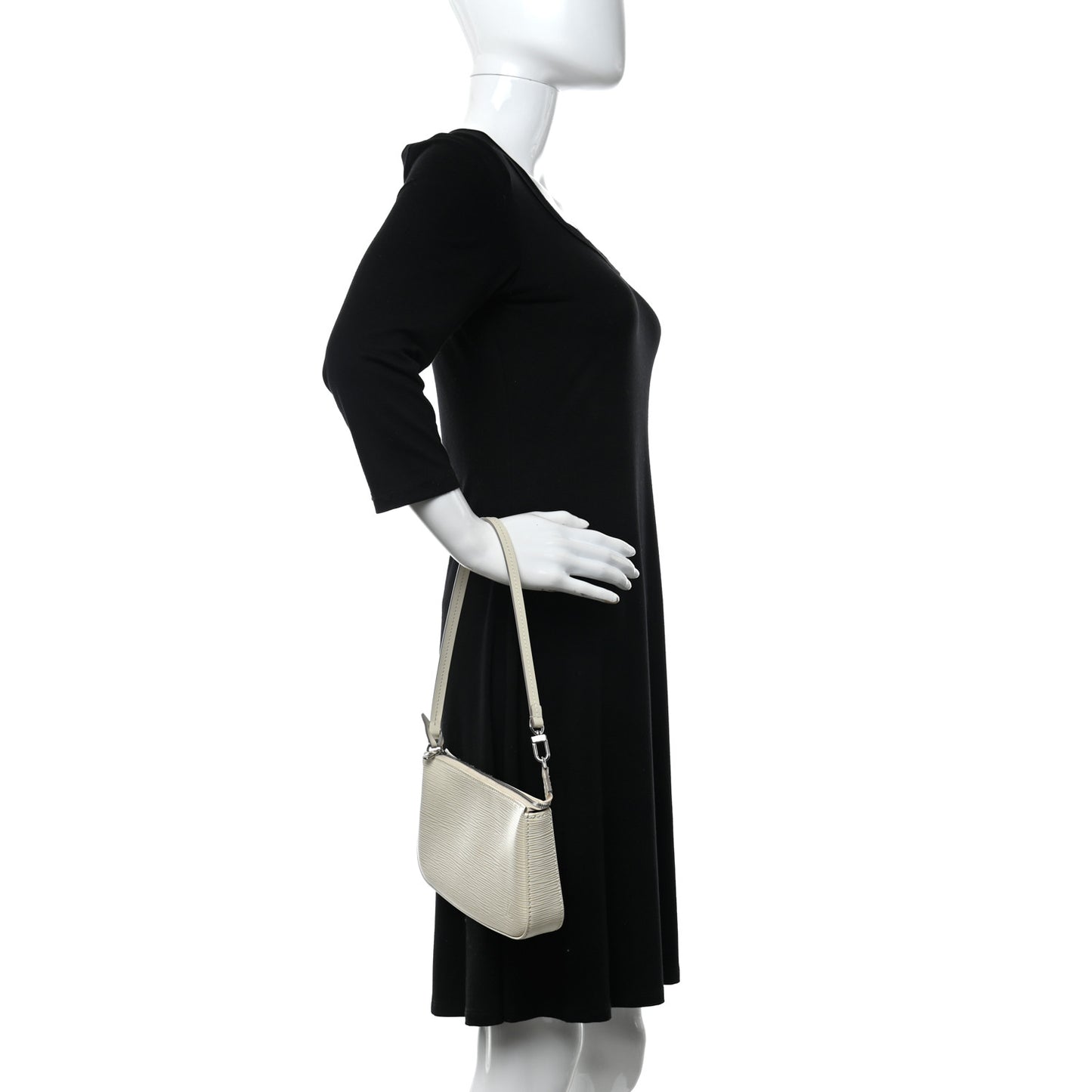 Epi Pochette Accessories NM Ivory