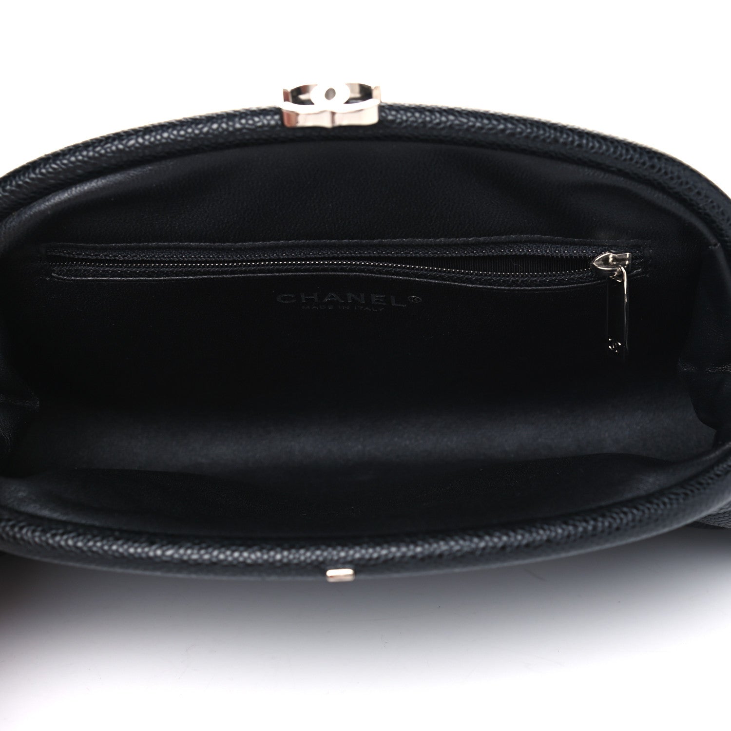 Chanel Caviar Quilted Timeless Clutch Black 4 of 5