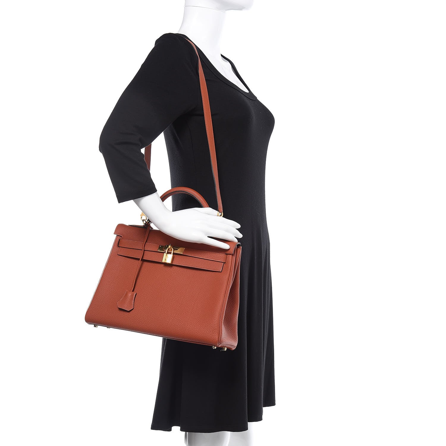 Hermes Togo Kelly Retourne 32 Cuivre 2 of 47