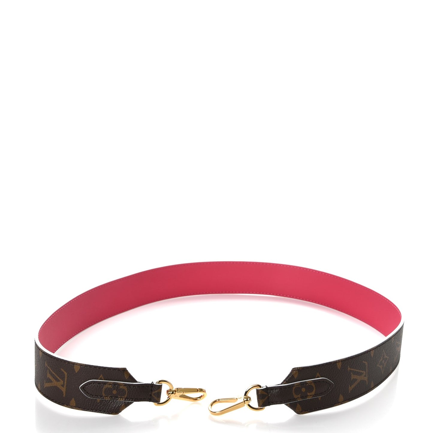 Monogram Bandouliere Shoulder Strap Hot Pink