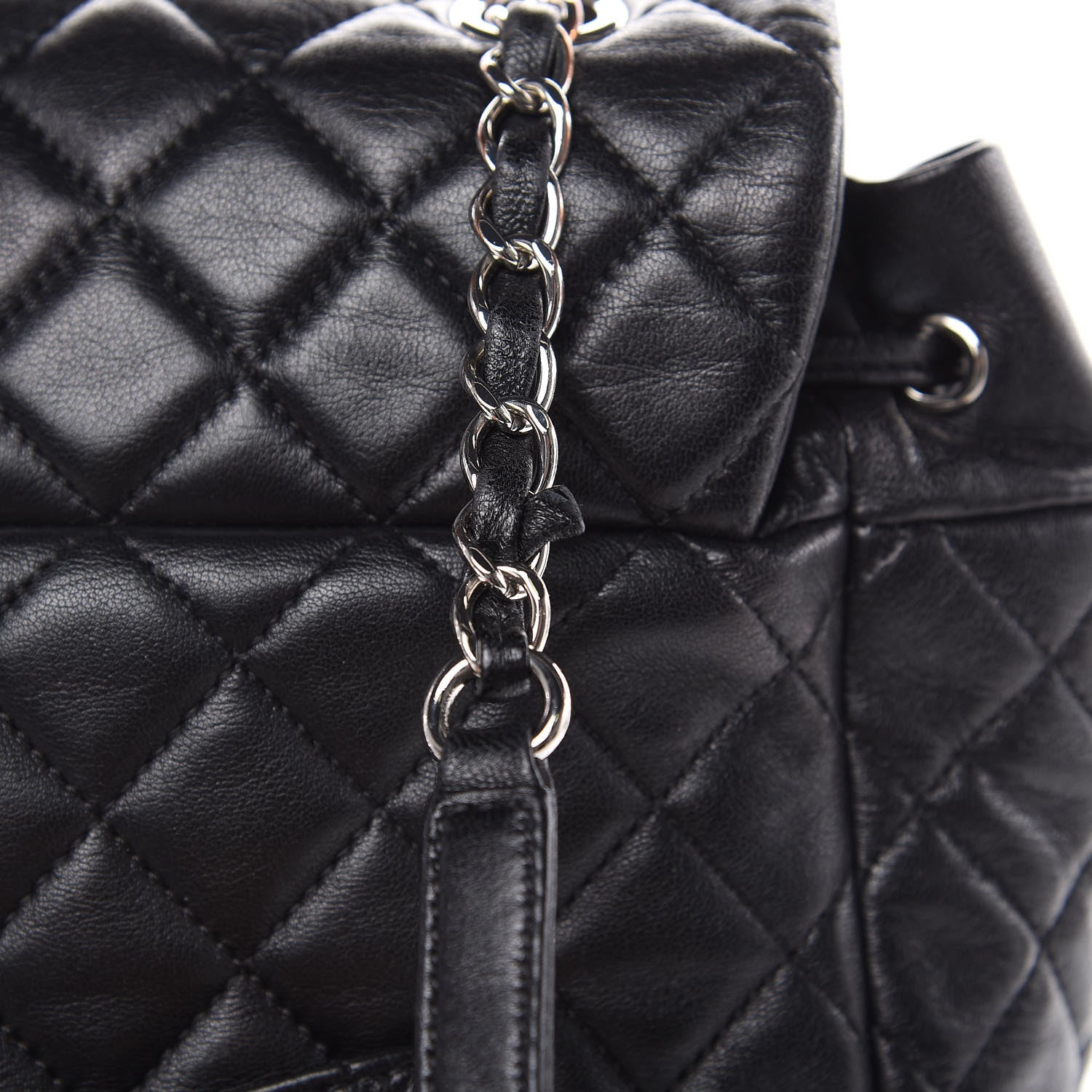 Chanel Lambskin Quilted Large Urban Spirit Backpack Black 12 of 19