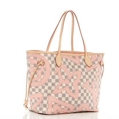 Louis Vuitton Damier Azur Tahitienne Neverfull MM 3 of 10