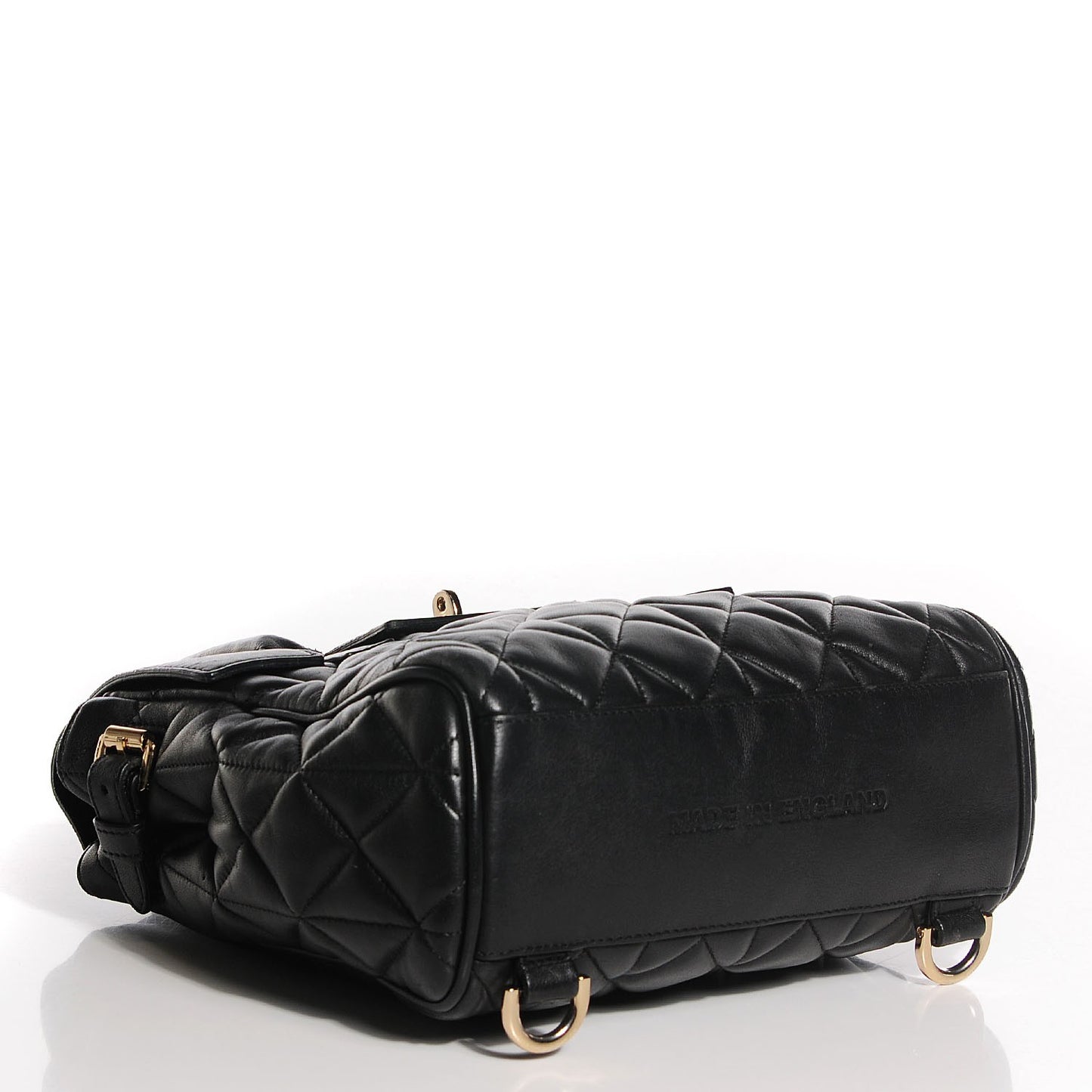 Nappa Quilted Mini Cara Delevingne Convertible Bag Black