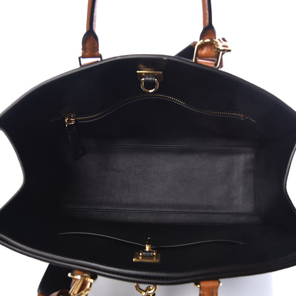 Louis Vuitton Calfskin City Steamer EW Black Gold 6 of 10