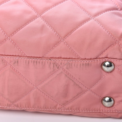 Prada Tessuto Nylon Quilted Shoulder Bag Rosa Black 15 of 18